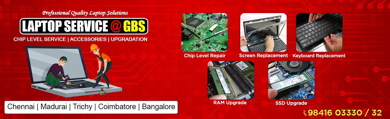 Laptop Service Center in Chennai, laptop service in chennai