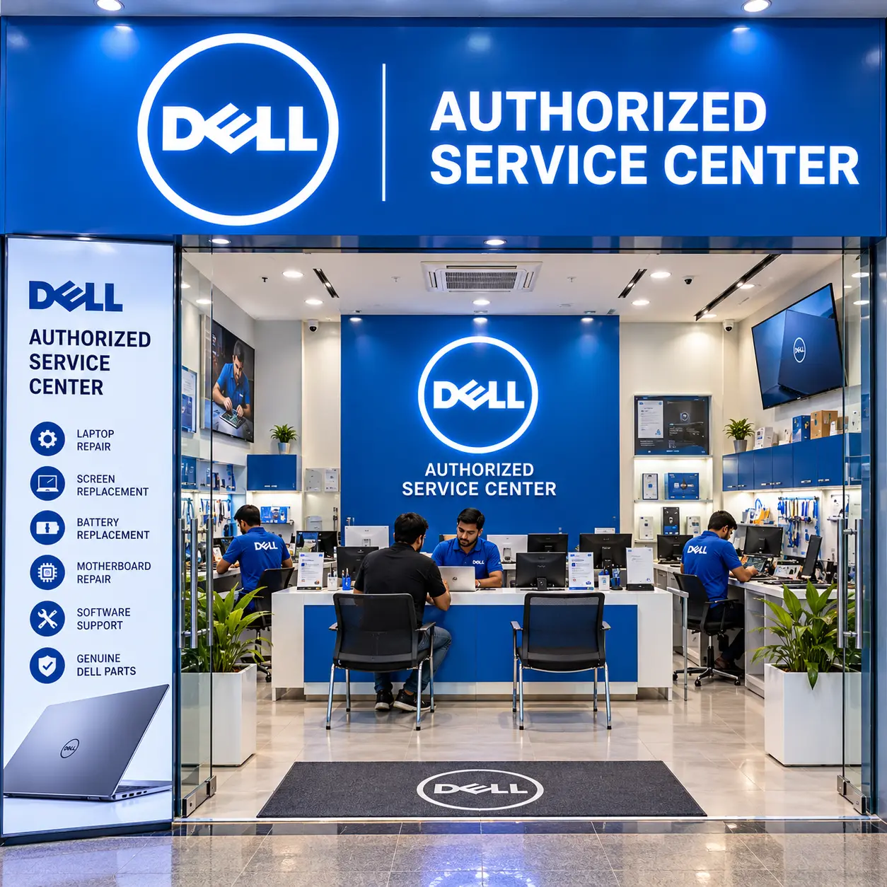 Dell service team