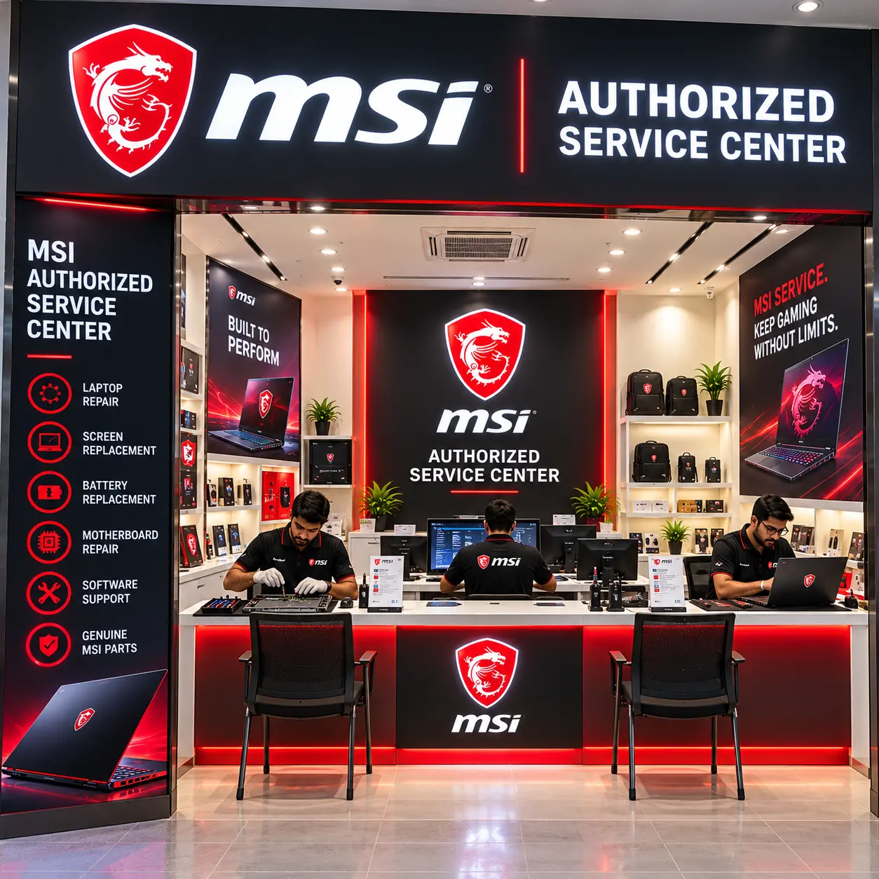 MSI service team